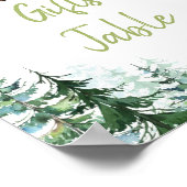 Woodland Forest Oh Boy Baby shower Geschenken Tafe Poster (Hoek)
