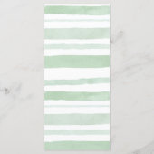 Woodland Forest Oh Boy Baby shower Menu (Achterkant)