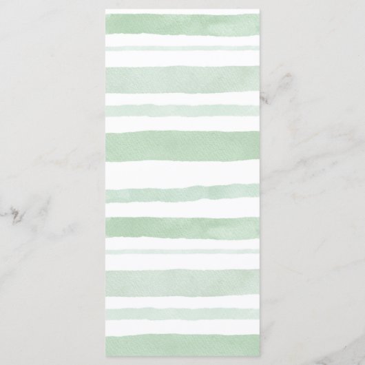 Woodland Forest Oh Boy Baby shower Menu (Achterkant)