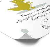 Woodland Forest Paddestoel Verjaardag Tijd Capsule Poster (Hoek)