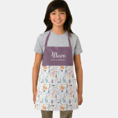  Woodland Forest Pattern Meisjes Chef Training Schort (Insitu)