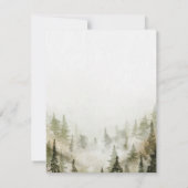 Woodland, Forest, Pine Trees, String Rehearsal Din Kaart (Achterkant)