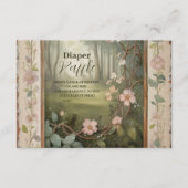 Woodland Forest Raffle Diapper Informatiekaartje (Voorkant)
