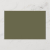 Woodland Forest Raffle Diapper Informatiekaartje (Achterkant)
