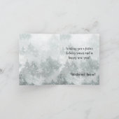 Woodland Forest Reindeer Doe Happy Feestdagen Kaart (Binnen)