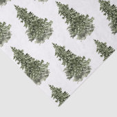 Woodland Forest Spruce Tree-weefselpapier Tissuepapier (Detail)