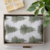 Woodland Forest Spruce Tree-weefselpapier Tissuepapier (Geschenk)