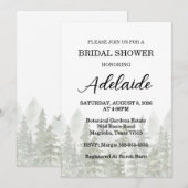 Woodland Forest Vrijgezellenfeest Green Kaart (Voorkant / Achterkant)