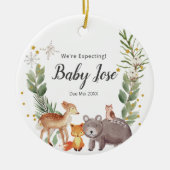 Woodland Forest We verwachten ouders Keramisch Ornament (Voorkant)