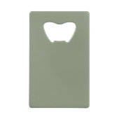 Woodland Forest Wedding Green Creditkaart Flessenopener (Achterkant)