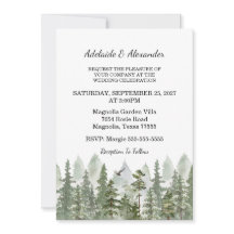 Woodland Forest Wedding Green