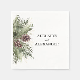 Woodland Forest Wedding Green Servet