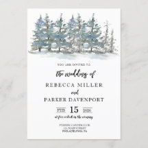 Woodland Forest Wedding Invitation