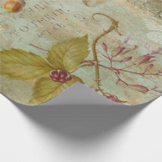 Woodland Forest Wildlife Squirrel, Owl, ontkoppeli Cadeaupapier