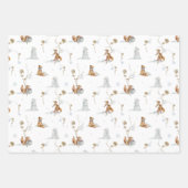 Woodland Forest Winter | Kerstmis Inpakpapier Vel (Voorkant 2)