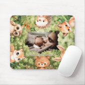 Woodland foto beste nieuwe vader ooit muismat (Met muis)