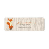 Woodland Fox Adresetiketten Etiket (Voorkant)