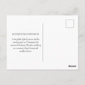 Woodland Fox Autumn verlaat aards rustiek Briefkaart (Achterkant)