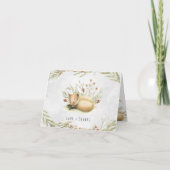 Woodland Fox | Baby shower bos Hartelijk dank Bedankkaart (Voorkant)