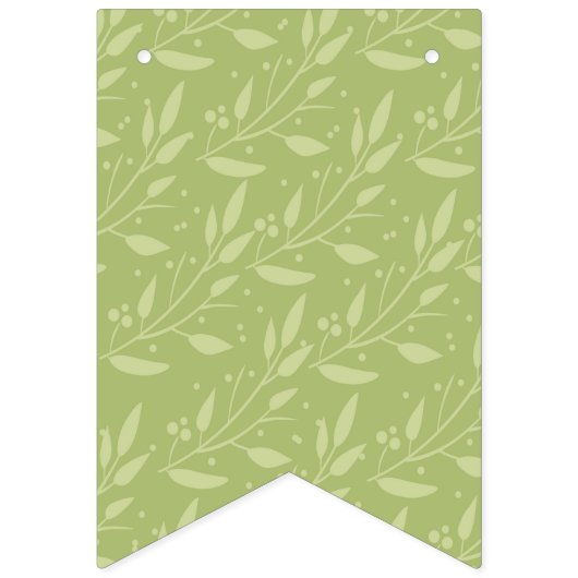 Woodland Fox Baby shower Bunting Flags Vlaggetjes (Tweede vlag)