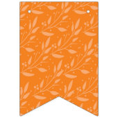 Woodland Fox Baby shower Bunting Flags Vlaggetjes (Eerste vlag)