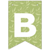 Woodland Fox Baby shower Bunting Flags Vlaggetjes (Derde vlag)