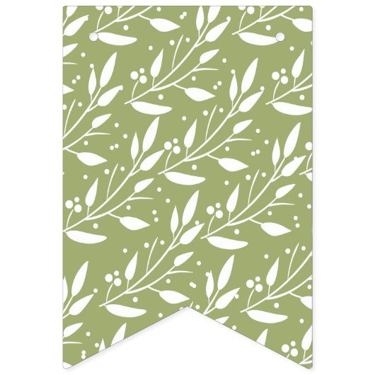 Woodland Fox Baby shower Bunting Flags Vlaggetjes (Tweede vlag)