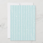 Woodland Fox Baby shower Invitation Oh Deer Kaart (Achterkant)