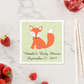 Woodland Fox Baby shower Servet (Insitu)