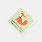 Woodland Fox Baby shower Servet (Hoek)
