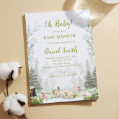 Woodland Fox Baby Shower Uitnodigingen - Forest Th