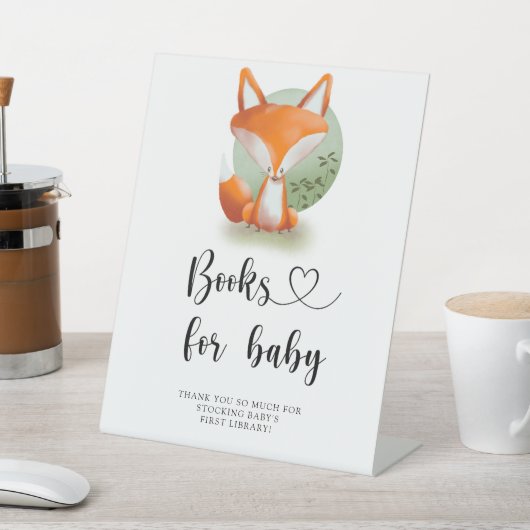 Woodland Fox - boeken voor baby Reclamebord Met Voetstuk (Insitu)