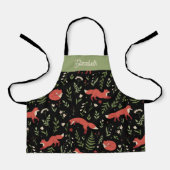 Woodland Fox Botanical Personalized Kids Schort (Voorkant)