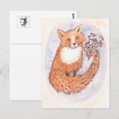 Woodland Fox Briefkaart (Voorkant / Achterkant)