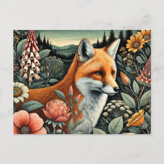 Woodland Fox Briefkaart | Schattigee Forest Animal