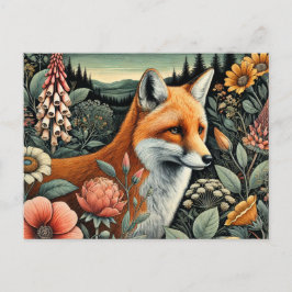 Woodland Fox Briefkaart | Schattigee Forest Animal