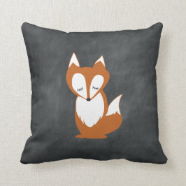 Woodland Fox Chalkboard pillow Kussen