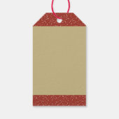 Woodland Fox Christmas Gift Label Cadeaulabel (Achterkant)