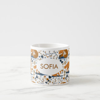 Woodland Fox Custom Espresso Cup Kop