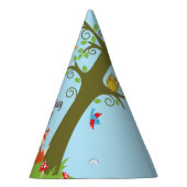 Woodland Fox Cute Kids Birthday Party Feesthoedjes (Rechts)