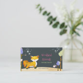 Woodland Fox Daycare Center Visitekaartjes (Staand voorkant)