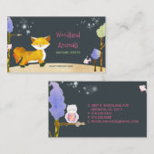 Woodland Fox Daycare Center Visitekaartjes (Voorkant / Achterkant)