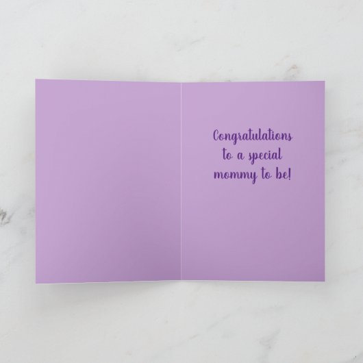 Woodland Fox en Flowers Happy Shower Kaart (Binnen)