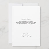 Woodland Fox Family Pet Names Custom Kerstmis Feestdagenkaart (Achterkant)