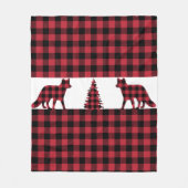Woodland Fox Fleece Blanket (Voorkant)