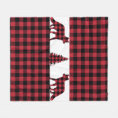 Woodland Fox Fleece Blanket (Voorkant (Horizontaal))