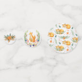 Woodland Fox | Forest Animal Party Confetti (Voorkanten)