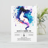 Woodland Fox Frolic Verjaardag Kaart (Staand voorkant)