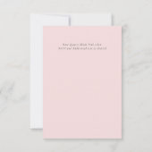 Woodland Fox Girls Christening Invites Baptism (Achterkant)