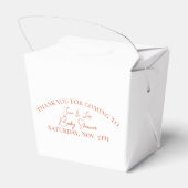 Woodland Fox Green Waterverf Leaf Baby shower Bedankdoosjes (Achterkant)